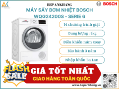 Máy sấy Bosch 9 kg WQG24200SG - serie 6